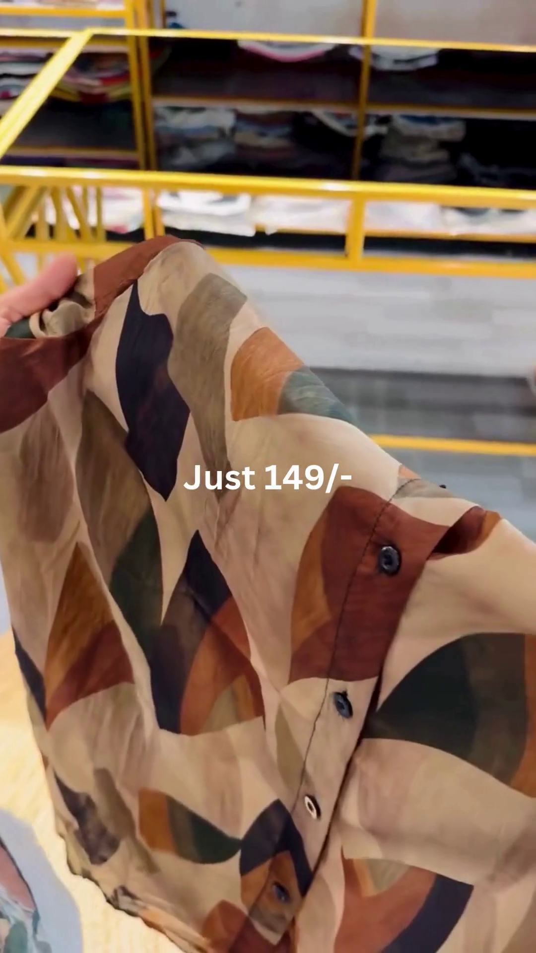 Abstract Printed Casual Shirt