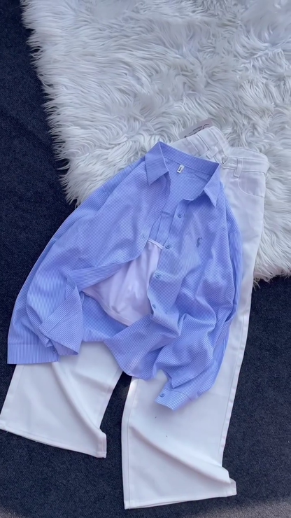 Premium Striped Cotton Shirt Collection for Men